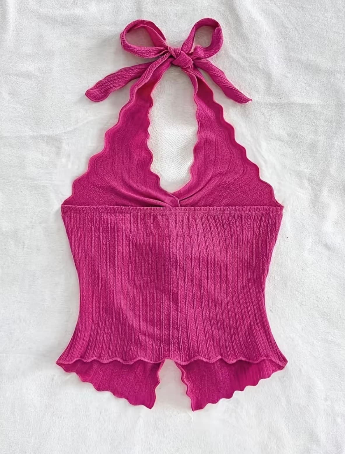 Ženski Pleteni Top sa Halter Izrezom – Moderan Letnji Top - 2