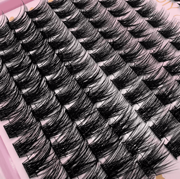 DIY Set Veštačkih Trepavica – 384 Klaster Trepavice za Prirodan i Pun Efekat - 2